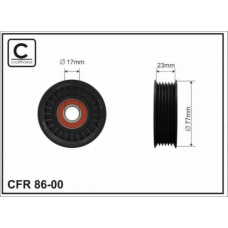 86-00 CAFFARO Натяжной ролик, поликлиновой  ремень