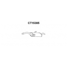 CT15385 VENEPORTE Глушитель выхлопных газов конечный