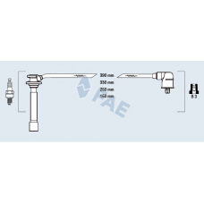 85146 FAE Комплект проводов зажигания