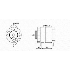 943346040010 MAGNETI MARELLI Генератор