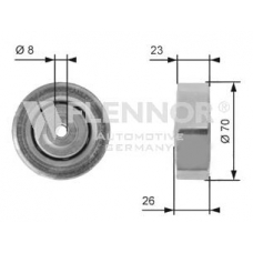 FS99409 FLENNOR Натяжной ролик, поликлиновой  ремень