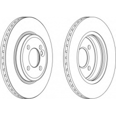 DDF1127-1 FERODO Тормозной диск