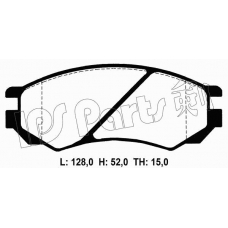 IBD-1197 IPS Parts Комплект тормозных колодок, дисковый тормоз