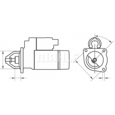 MS 25 MAHLE Стартер