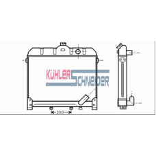 0409701 KUHLER SCHNEIDER Радиатор, охлаждение двигател