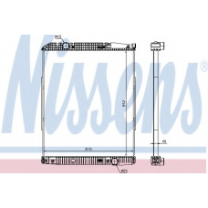 626490 NISSENS Радиатор, охлаждение двигателя