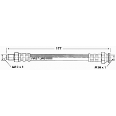 FBH6940 FIRST LINE Тормозной шланг