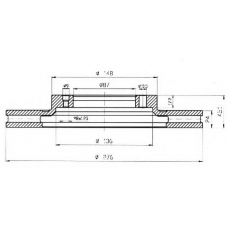 BDC4774 QUINTON HAZELL Тормозной диск