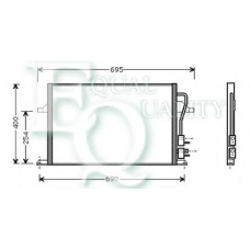 CO0075 EQUAL QUALITY Конденсатор, кондиционер