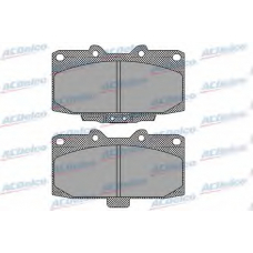 AC0581453D AC Delco Комплект тормозных колодок, дисковый тормоз