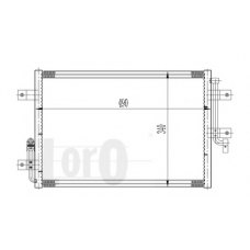 016-016-0019 LORO Конденсатор, кондиционер