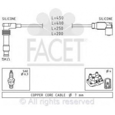4.9506 FACET Комплект проводов зажигания