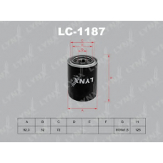 LC-1187 LYNX Фильтр масляный