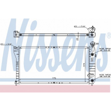 69215 NISSENS Радиатор, охлаждение двигателя