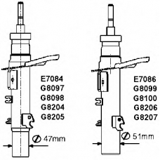 G8205 MONROE Амортизатор