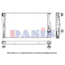 050044N AKS DASIS Радиатор, охлаждение двигателя
