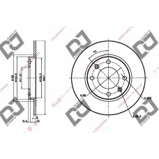 BD1309 DJ PARTS Тормозной диск