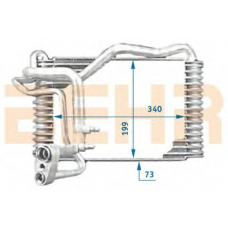 7402534 BEHR Evaporator