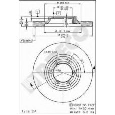 BS 8217 BRECO Тормозной диск