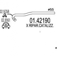 01.42190 MTS Труба выхлопного газа