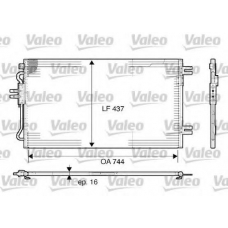 817739 VALEO Конденсатор, кондиционер