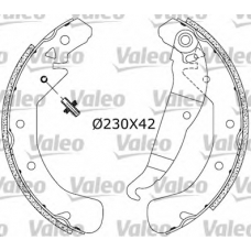 554771 VALEO Комплект тормозных колодок