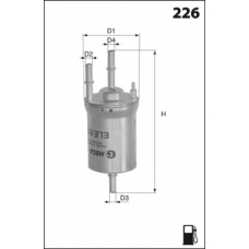 ELE6106 MECAFILTER Топливный фильтр