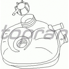 100 165 TOPRAN Компенсационный бак, охлаждающая жидкость