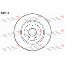 BS5516 FTE Тормозной диск
