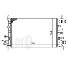 017-017-0010 LORO Радиатор, охлаждение двигателя