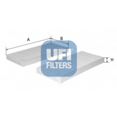 53.154.00 UFI Фильтр, воздух во внутренном пространстве