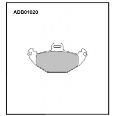 ADB01020 Allied Nippon Тормозные колодки