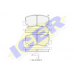 181589 ICER Комплект тормозных колодок, дисковый тормоз