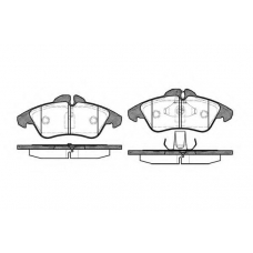 P4783.00 WOKING Комплект тормозных колодок, дисковый тормоз