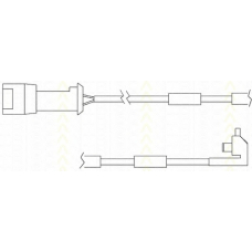 8115 24003 TRISCAN Сигнализатор, износ тормозных колодок