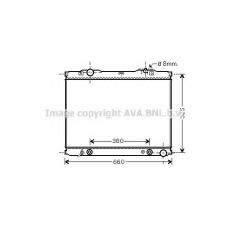 KA2056 AVA Радиатор, охлаждение двигателя