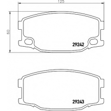 8DB 355 005-571 HELLA Комплект тормозных колодок, дисковый тормоз