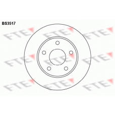 BS3517 FTE Тормозной диск