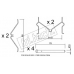 KIT.057 fri.tech. Комплектующие, колодки дискового тормоза