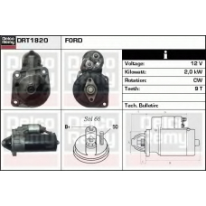 DRT1820 DELCO REMY Стартер