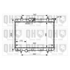 QER2481 QUINTON HAZELL Радиатор, охлаждение двигателя