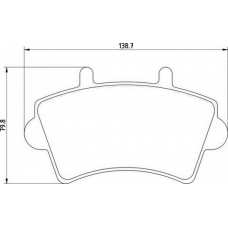 363710201310 MAGNETI MARELLI Комплект тормозных колодок, дисковый тормоз