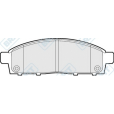 PD3158 APEC Комплект тормозных колодок, дисковый тормоз