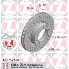 460.1521.20 ZIMMERMANN Тормозной диск