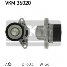 VKM 36020 SKF Натяжной ролик, поликлиновой  ремень