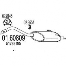 01.60809 MTS Глушитель выхлопных газов конечный