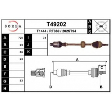 T49202 EAI Приводной вал