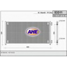 53311 AHE Конденсатор, кондиционер