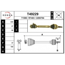 T49229 EAI Приводной вал