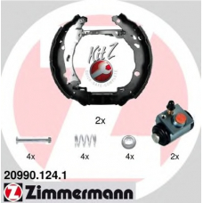 20990.124.1 ZIMMERMANN Комплект тормозных колодок